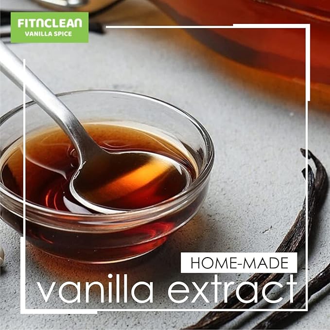 8oz Vanilla Beans Grade A Tahitian 6-7 Bulk (1/2Lb) for Extract Cooking and Baking by FITNCLEAN VANILLA| 0.5 Pound Fresh Gourment Natural Raw NON-GMO Whole Pods.