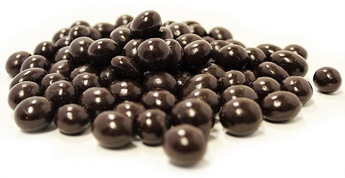 Sugar Free Dark Chocolate Covered Espresso Beans by Its Delish 8 Oz (Half Pound) Kosher Parve and Vegan Semisweet Chocolate