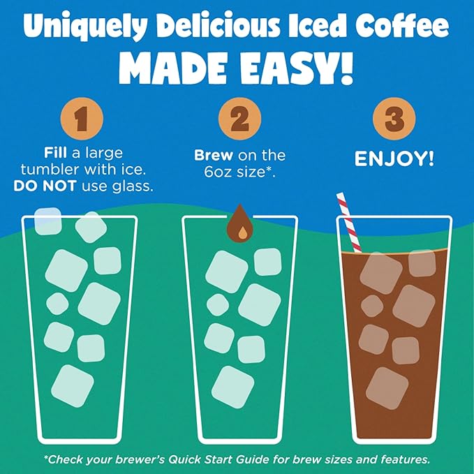 The Original Donut Shop Iced Duos Cookies + Caramel Coffee Keurig Single Serve K-Cup Pods 24 count