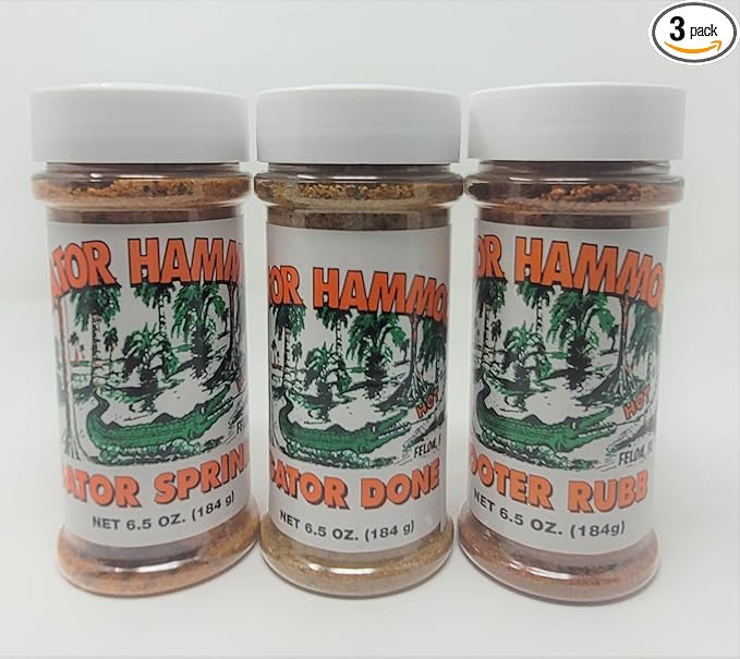 Gator Hammock Gator Sprinkles Gator Done and Cooter Rubb Variety 3 pack
