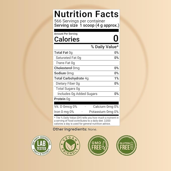 NatureBell Allulose Sweetener 5 Lbs | Keto &amp Vegan-Friendly White Sugar Substitute | 0 Calorie 0 Sugar 0 Net Carb Non-Glycemic Browns Like Table Sugar | Bulk Supply for Baking &amp Beverage