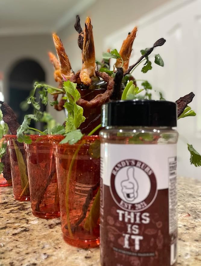 All Purpose Seasoning Bundle with Randy's Rubs Seasoning including THIS IS IT The Everything Seasoning (One 6 Ounce Shaker) GLUTEN FREE SUGAR FREE and GET THE NET Blackened Seasoning (One 6 Ounce Sha