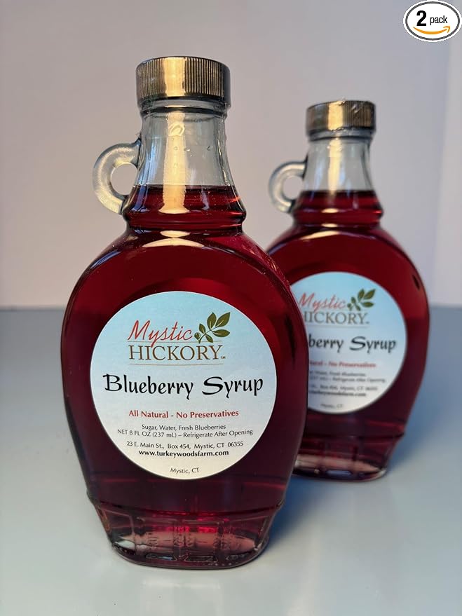 Turkeywoods Farm Blueberry Syrup Two Bottle Set