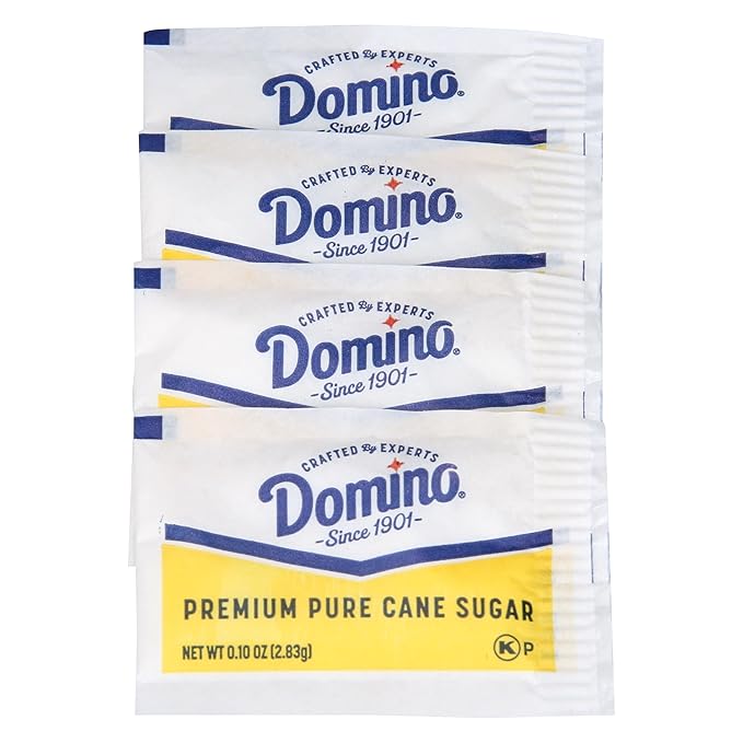Domino® Sugar Packets 400 Sugar Packets (2.8 g each) in Dispenser Box (Pack of 2)