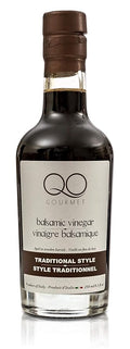QO Thick Aged Balsamic Vinegar of Modena | Traditional Style | Gourmet Premium Dense Italian Vinegar | Aceto Balsamico di Modena | All Natural | Aged in Wooden Barrels | Crafted in Modena | 8.5 fl.oz
