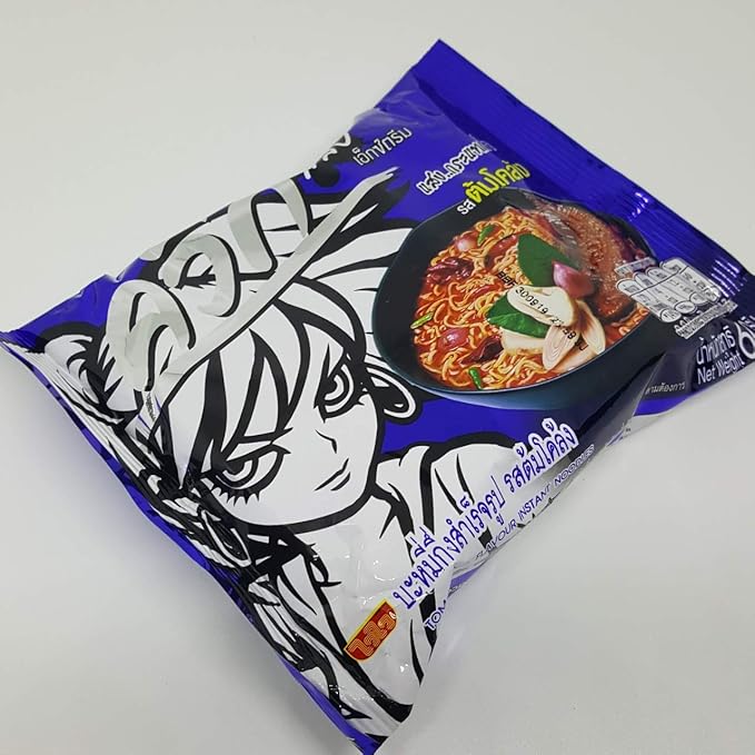 (60g. x 5 Packs) Tom Klong Flavour Quick Cooking Thai Instant Noodles Soup Fest Spicy Food