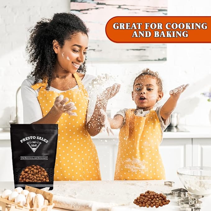 Presto Sales Large Shelled Hazelnuts Raw (AKA Filberts) 16 oz. | Non-GMO Natural Healthy Protein Snack | Keto/Paleo Friendly | Resealable 1 lb bag