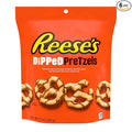 REESE'S Milk Chocolate Peanut Butter Candy Dipped Pretzels Bags 8.5 oz (6 Count)