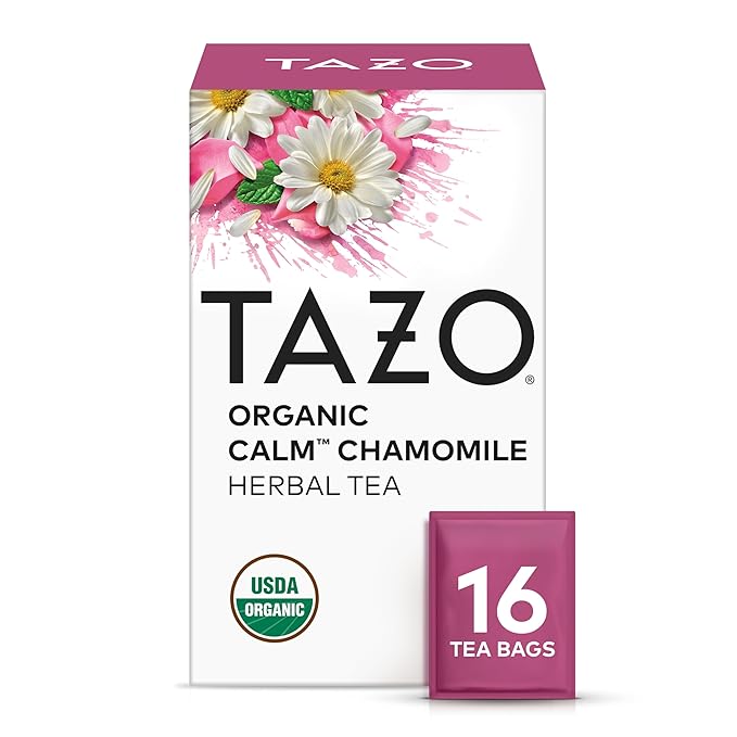 TAZO Tea Bags Passion Chamomile Mint Organic Green Ginger (1ea) (Variety Pack)