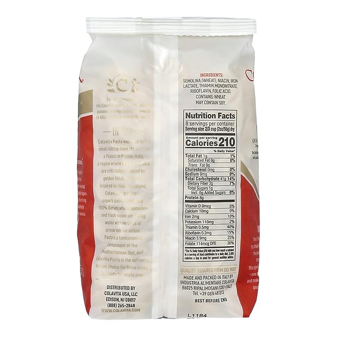 Colavita Pasta - Orecchiette 1 Pound - Pack of 20