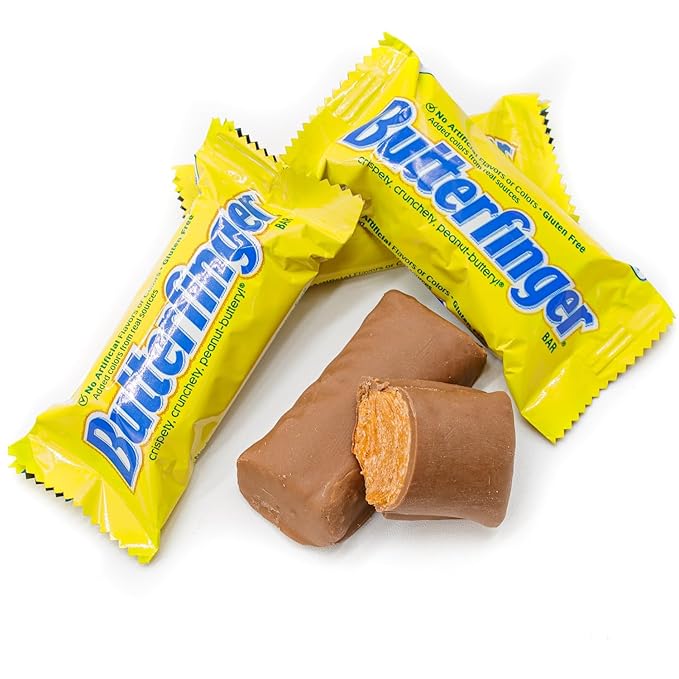 Candy Bars 1 lb – Anti Melt Pack Crunchy Peanut Center Chocolatey Shell Individually Wrapped Bulk Resealable Bag Fun Size