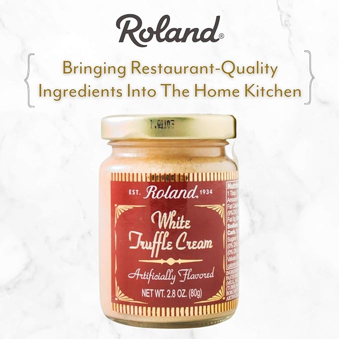 Roland Foods White Truffle Cream 2.8 Ounce Jar Pack of 2