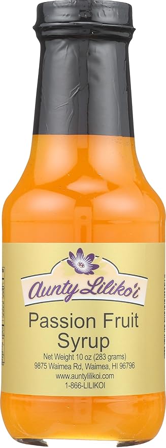 Aunty Lilikoi Passion Fruit Syrup 10 OZ