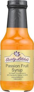 Aunty Lilikoi Passion Fruit Syrup 10 OZ