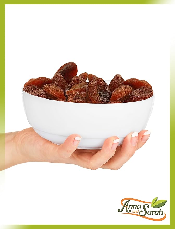 Anna and Sarah Organic Dried Apricots in Resealable Bag 5lbs 1 Pack