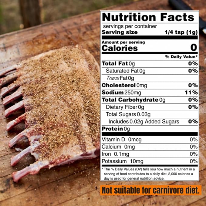 Hardcore Carnivore Camo: Wild Game and Lamb Seasoning (48 oz Mega Pack) Bold Texas-Made Spice Blend for Venison Elk Duck Lamb and More