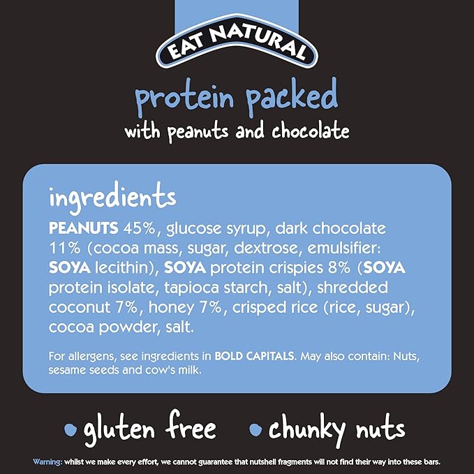 Eat Natural Protein Bar 45g Gluten Free 12 Pack