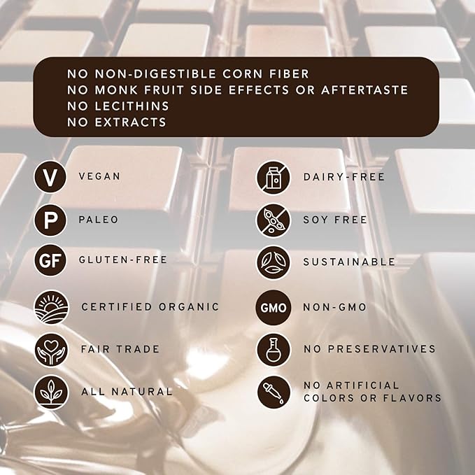 Vegan Milk Chocolate | 3 Pack | Vegan | 100% Real Ingredients | Gluten &amp Soy Free |