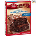 Betty Crocker Delights Brownie Mix Supreme Chocolate Chunk 18 oz (Pack of 10)