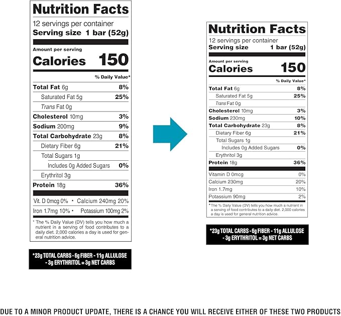 Quest Nutrition Crispy Cookies &amp Cream Hero Protein Bar 18g Protein 1g Sugar 3g Net Carb Gluten Free Protein Snack Keto Friendly 12 Count
