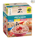 Quakers Instant Oatmeal Fruit &amp Cream Variety Pack 1.05 oz Packets 40 Count