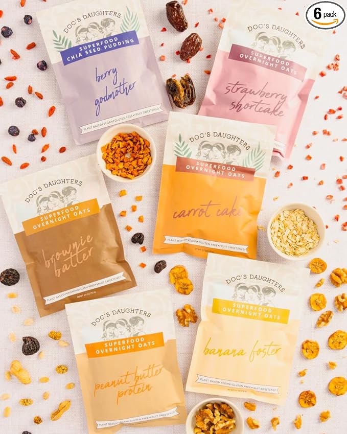 Superfood Overnight Oats (Variety Pack of 6)
