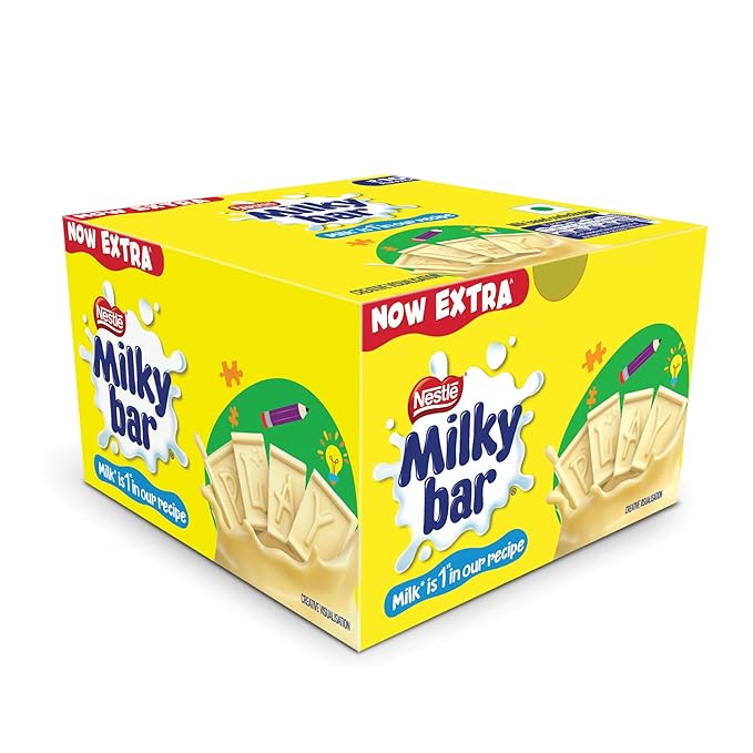 MILKYBAR Yummy Creamy Treat Made with Milk (30 Units x 12.5g) Pack of 2 750g Box