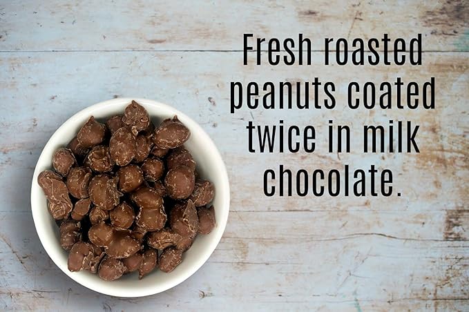 Goodland Farms Milk Chocolate Double Dipped Peanuts 2 Pounds - Wholesale Bulk Candy Chocolate Covered Peanuts