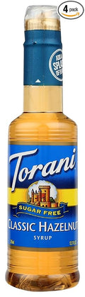 Torani Hazelnut Syrup Sugar Free 12.7 Fluid Ounces (Pack Of 4)