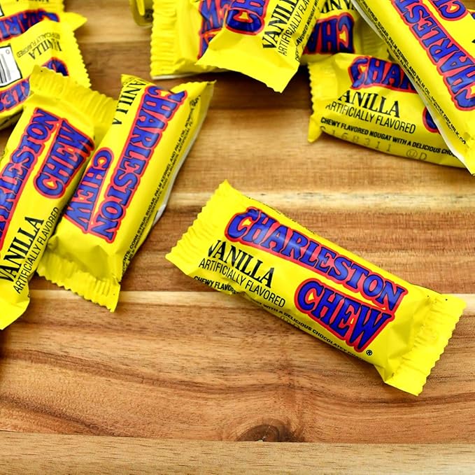 Tootsie Roll Charleston Chew Snack Bars in Easy Open Box Multicolor Classic Vanilla .38 Oz (96 Count)