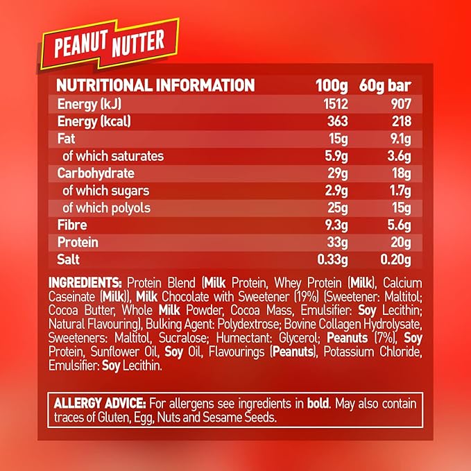 Peanut Nutter Protein Bar