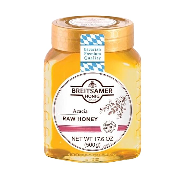 Breitsamer Acacia Raw Honey 17.6 oz (2 Pack)