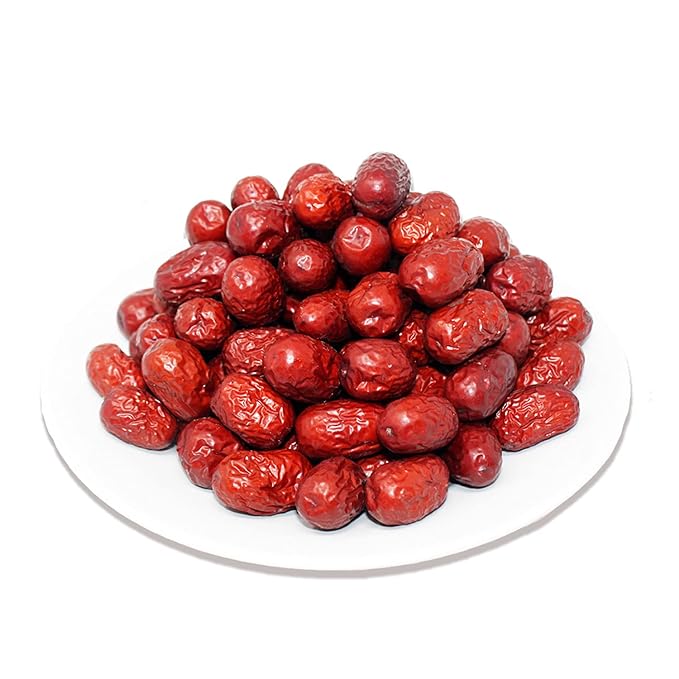 4 Pound DABC OAK LAND Premium Jujube Red Dates 100% Natural Red Date (Hong Zao) High Vitamins High Nutrition Health Snack Selected Dried Fruit Big &amp Delicious Packed in USA 特级红枣 1LB/ 4 Bags