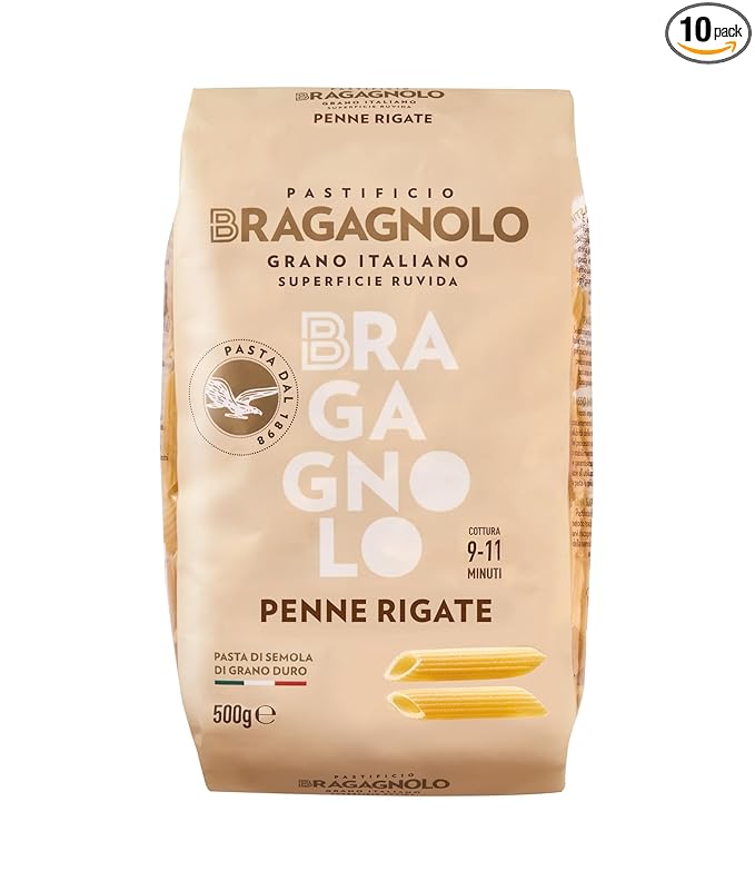 Pastificio Bragagnolo Penne Rigate 849 - 16 oz Bag (10 Pack)