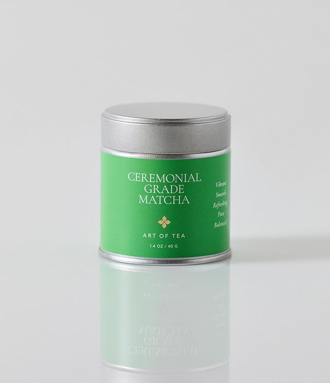 Art of Tea | Matcha Powder | 1.4oz Organic Ceremonial Matcha Powder Tin