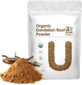 Unleash’d Organic Dandelion Root Powder 16oz – Organic Vegan for Tea &amp Drinks Supports Detox &amp Digestive Health