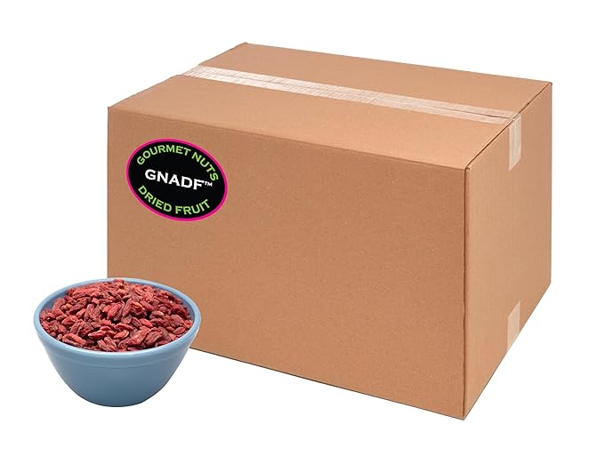 GNADF | Dried Goji Berries | Available in 5 10 25 Lb. Sizes | Gourmet Nuts And Dried Fruit | (25 lbs)