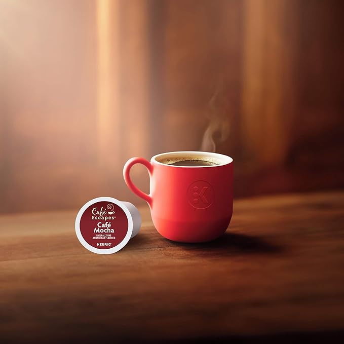 Café Escapes Café Mocha Coffee Beverage Single-Serve Keurig K-Cup Pods 96 Count
