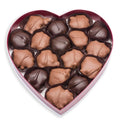 Mrs. Cavanaugh’s 1 lb. Cavalier (Mixed - 65% Milk &amp 35% Dark) Chocolate Heart Shaped Box