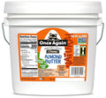 Once Again Natural Creamy Almond Butter 9lbs (same as 9 jars) - Roasted - Salt Free Unsweetened - Gluten Free Certified Peanut Free Vegan Kosher Paleo