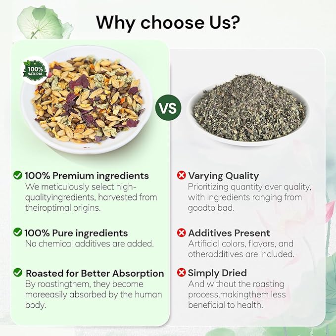 Baihuatang Winter Melon Lotus Leaf Tea 90 Bags|oil cleansing tea | Winter MelonOrange PeelCassia SeedLotus LeafRed RoseBarley 6 Ingredients Blend Formula