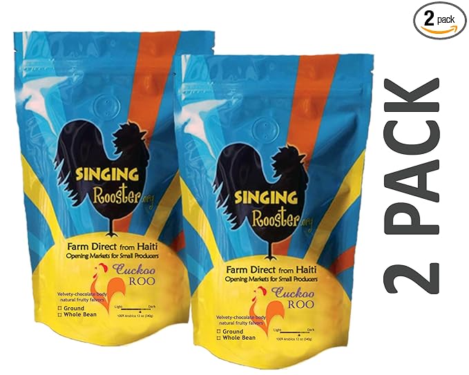 Haitian Coffee (Cuckoo-Roo Whole Bean 2-pack)