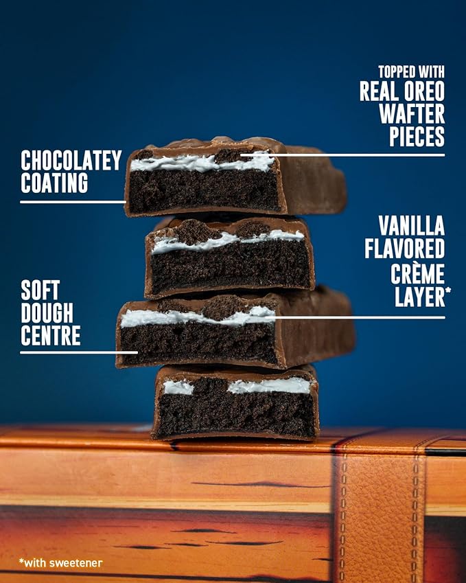 Grenade OREO Milk Chocolate High Protein Bar 20g Protein and 1 g Sugar per Snack Bar 12 Count 2.1 oz Bars