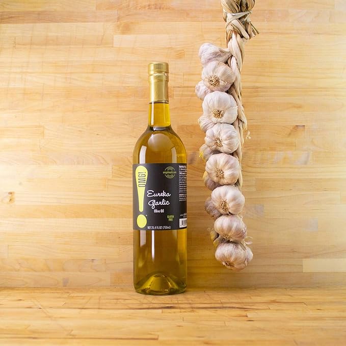 OMG!: Delicious Dipping Oil | As found in Pike Place Market | Perfect for breads veggies salads and marinades. (Eureka Garlic)