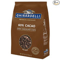 Ghirardelli Chocolate Company 60% Cacao Dark Chocolate Chips 5lb (Pack of 2)