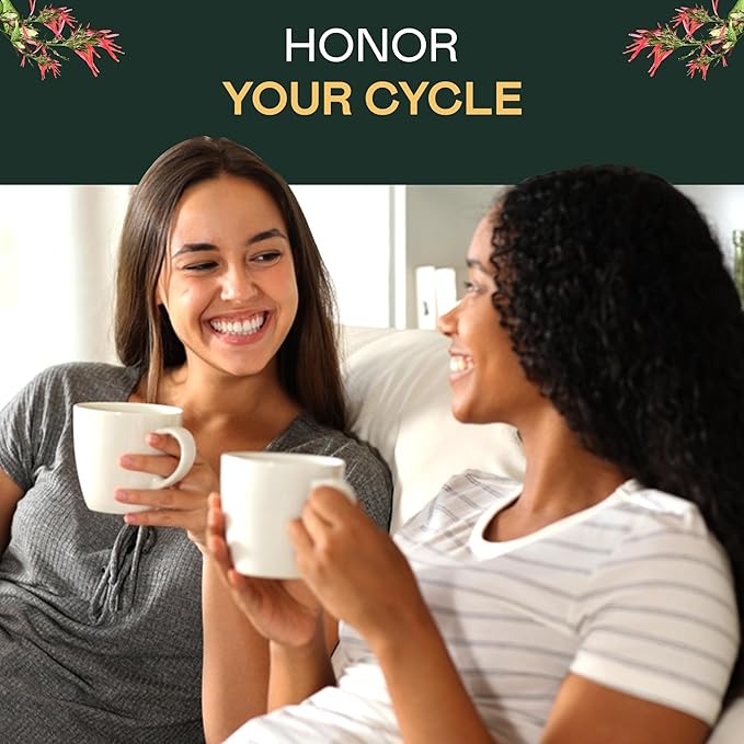 Rich Sol Foods St. John’s Bush Hormone Balance tea for Women Menstrual Cramp Relief PCOS and Fibroid Support Fertility Supplements for Women Loose-Leaf Herbal Tea 44g
