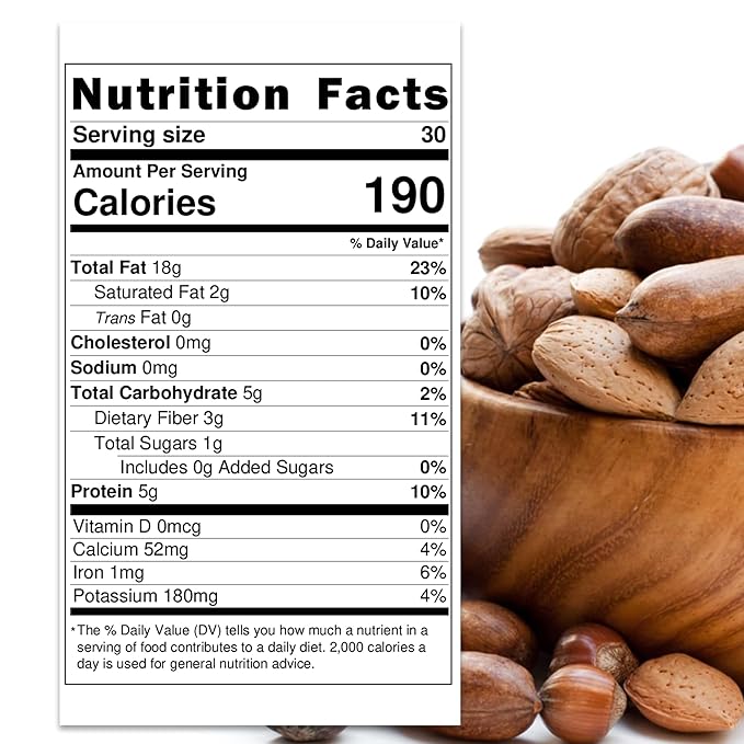 Trends Mixed Nuts in Shell – Natural Fresh &amp Crunchy Assortment (No Brazil Nuts) – Perfect for Snacking Baking and Healthy Recipes (3 LBS)