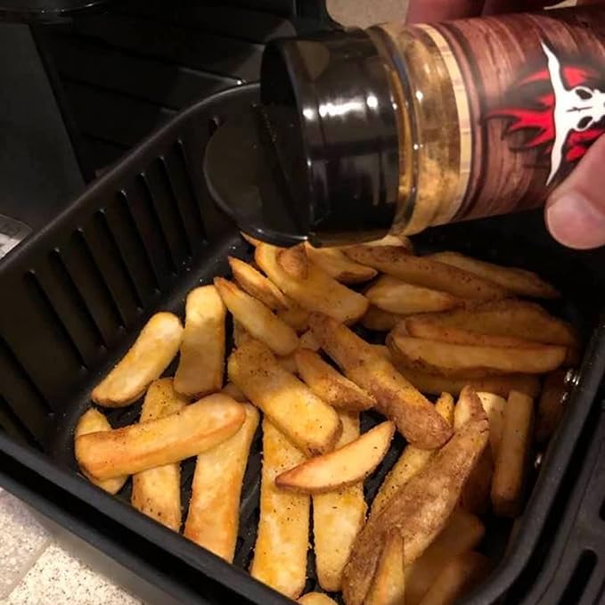 Burger &amp French Fry Seasoning Pack | No Artificial Flavors No MSG added | Gourmet Seasoning for Hamburgers and Fries | Runnin' Wild Foods 13.2 Ounces Total (Pack of 2)