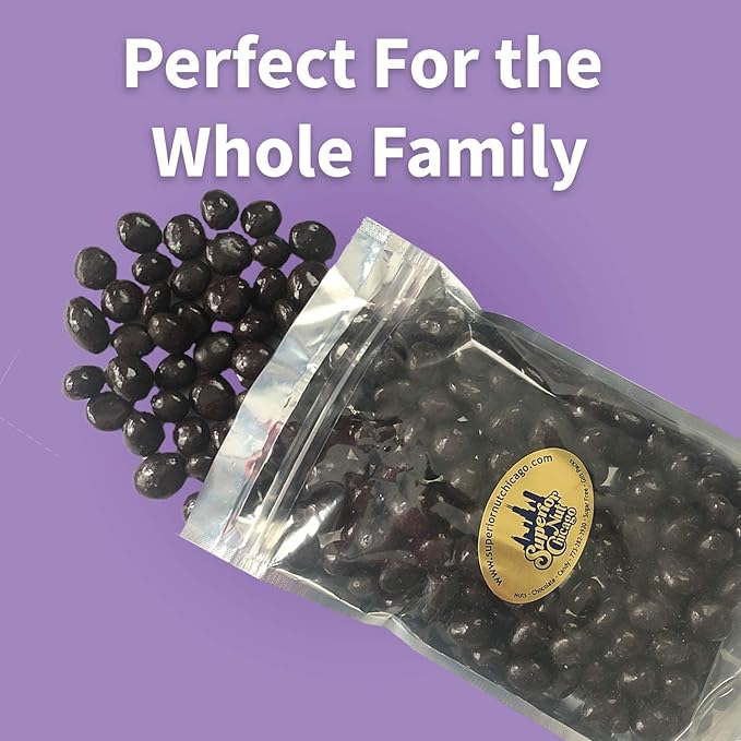 Dark Chocolate Covered Raisins – Fruity Raisins covered in 64% Rich Dark Chocolate. (2.5 lbs bag)