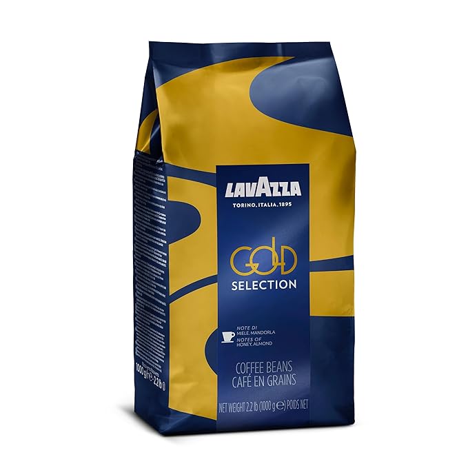 Lavazza Gold Selection Whole Bean Coffee Blend Light Roast 2.2 Pound Bag Premium Quality Blended and roasted in ItalyWell balanced Aromatic Blend with notes of honey and almond